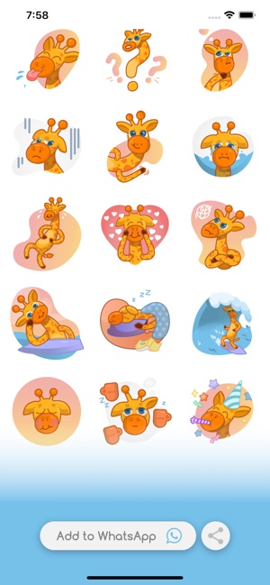 Alfie The Giraffe - Stickers(圖2)-速報App