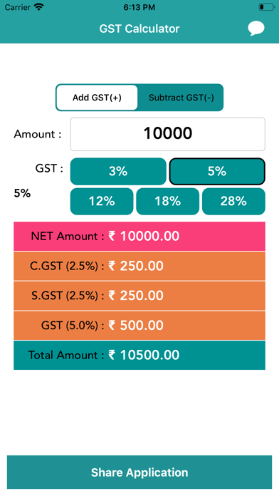 GST Calculator - India screenshot 2