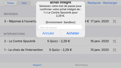 Screenshot #2 pour Les Quizz de Quentin Levoy