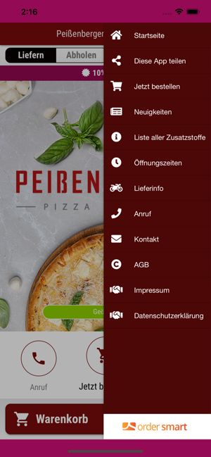 Peißenberger Pizza Service(圖2)-速報App