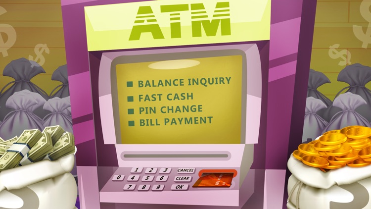 Supermarket Shopping & ATM Fun screenshot-3