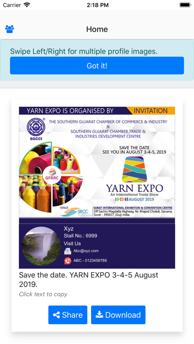 How to cancel & delete SGCCI Yarn Expo Frames from iphone & ipad 2