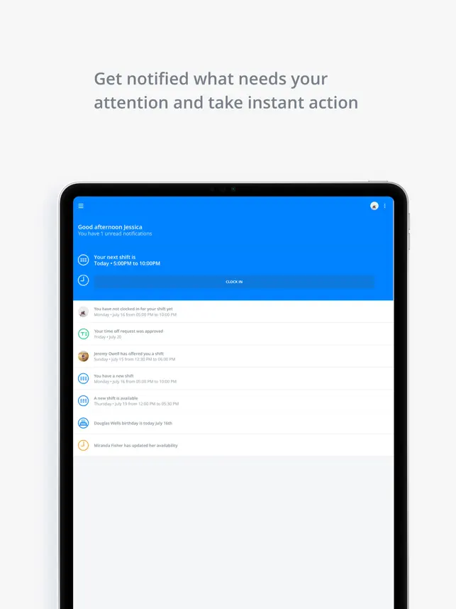 Captura 3 Sling: Employee Scheduling App iphone