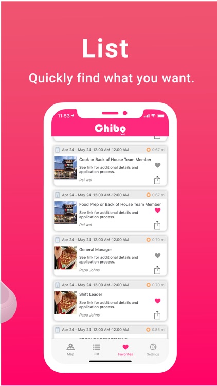 Chibo: Things To Do