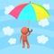 Grab your umbrella and jump the umbrella man into a fun-filled space