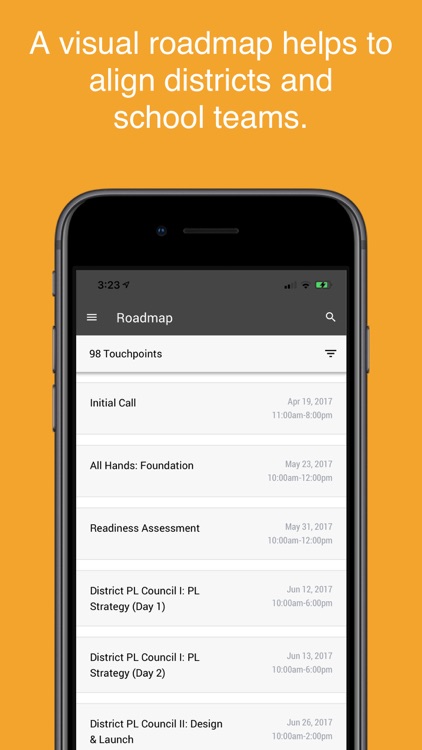 Touchpoint -Education Elements