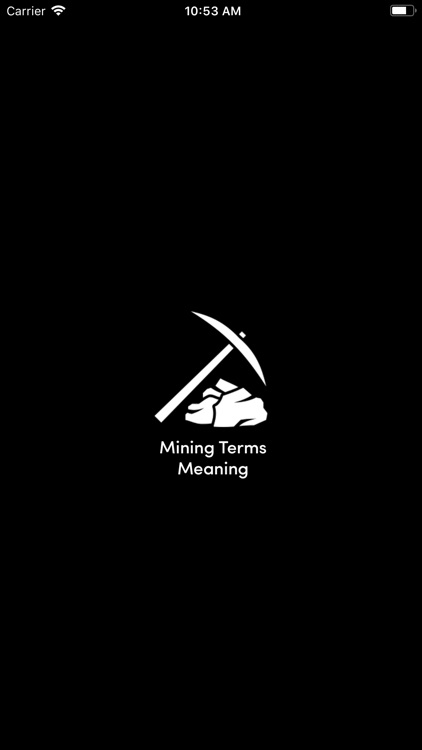 Mining Terms Meaning