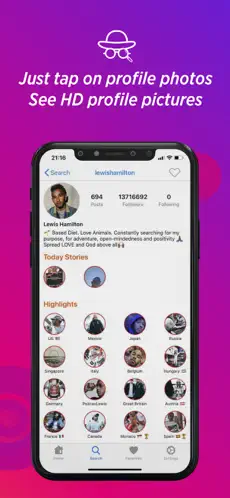 Screenshot 4 Blindstory - for Instagram iphone