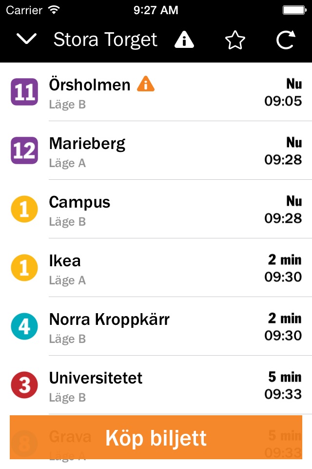 Karlstadsbuss screenshot 3