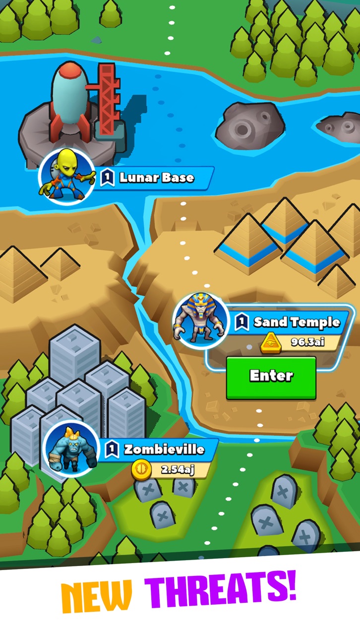 Idle Monster Tycoon Hack screenshot 6 - iOS game interface