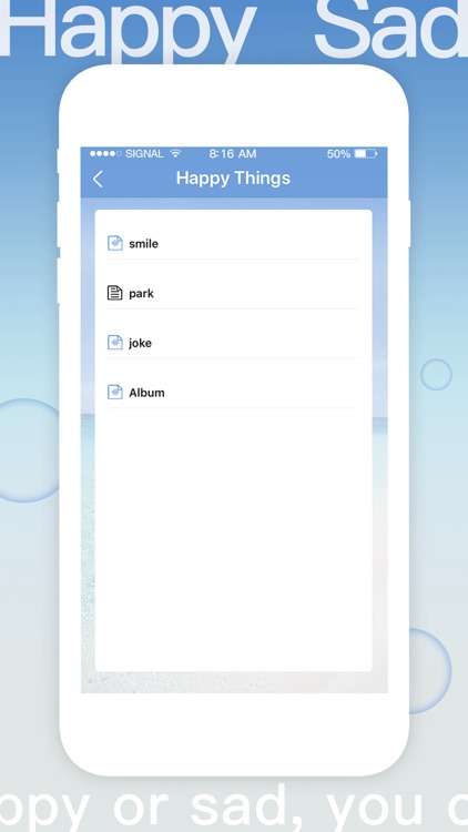 Mood box-Voice&Text record