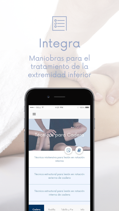 Cursos para fisios: Rodilla screenshot 4