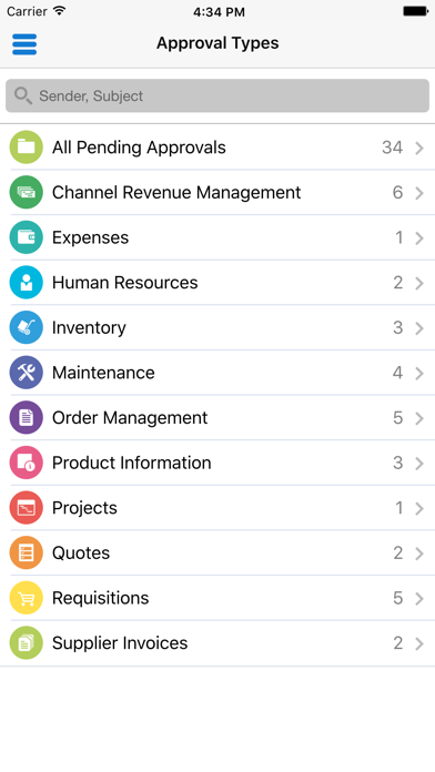 How to cancel & delete Approvals for EBS from iphone & ipad 1