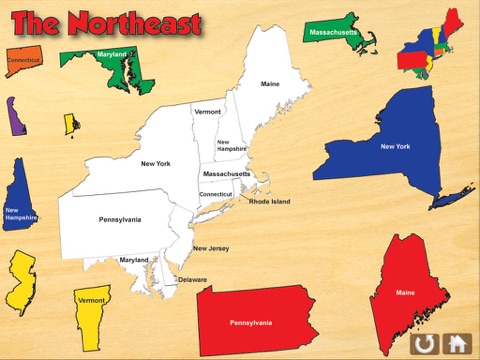 United States Puzzle and Guide - náhled