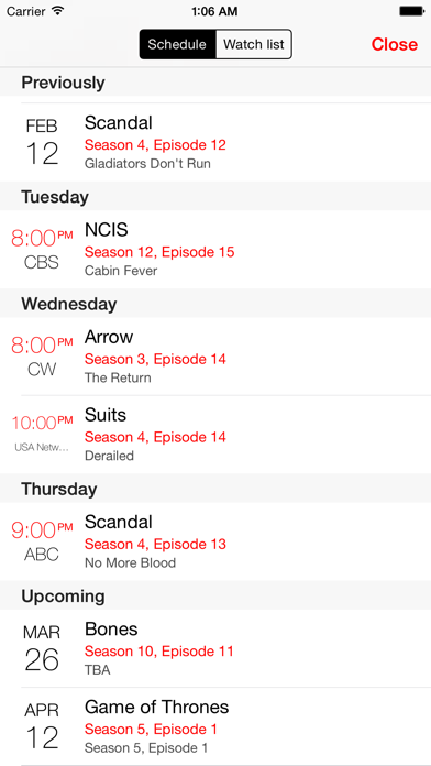 tv show tracker 3 screenshot