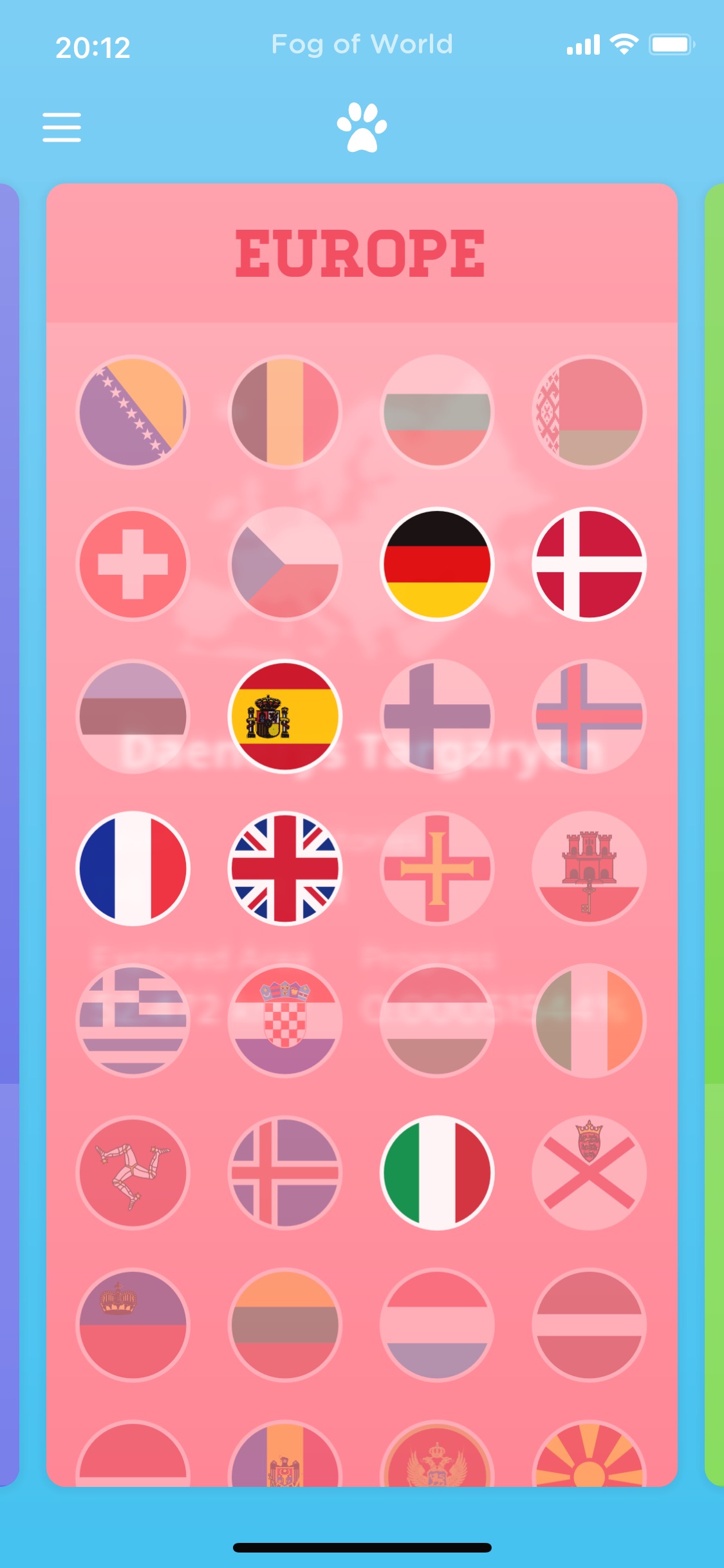 Screenshot do app Fog of World