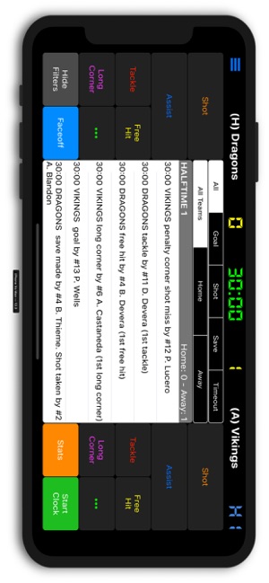 Field Hockey Scorebook + Stats(圖2)-速報App