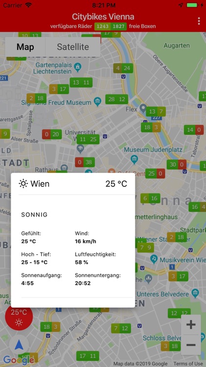 Citybikes Vienna screenshot-5