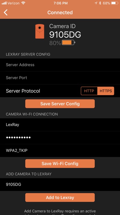 LexCam Config