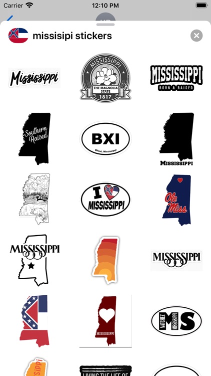 Mississippi - USA stickers