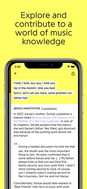 Genius Song Lyrics More On The App Store