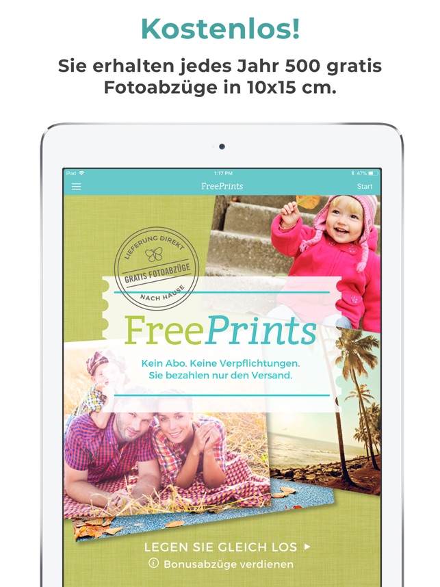 Freeprints Gratis Fotoabzuge Im App Store
