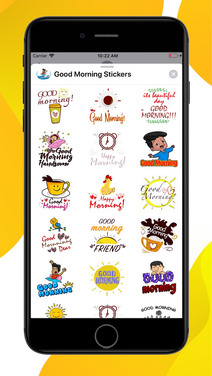 Good Morning Fresh Stickers