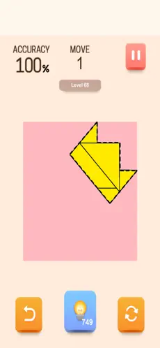Screenshot 2 Papel Plegable Rompecabezas iphone
