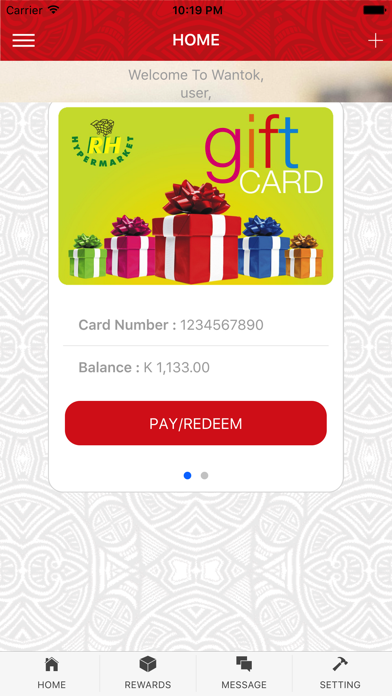 Wantok Gift Card screenshot 3