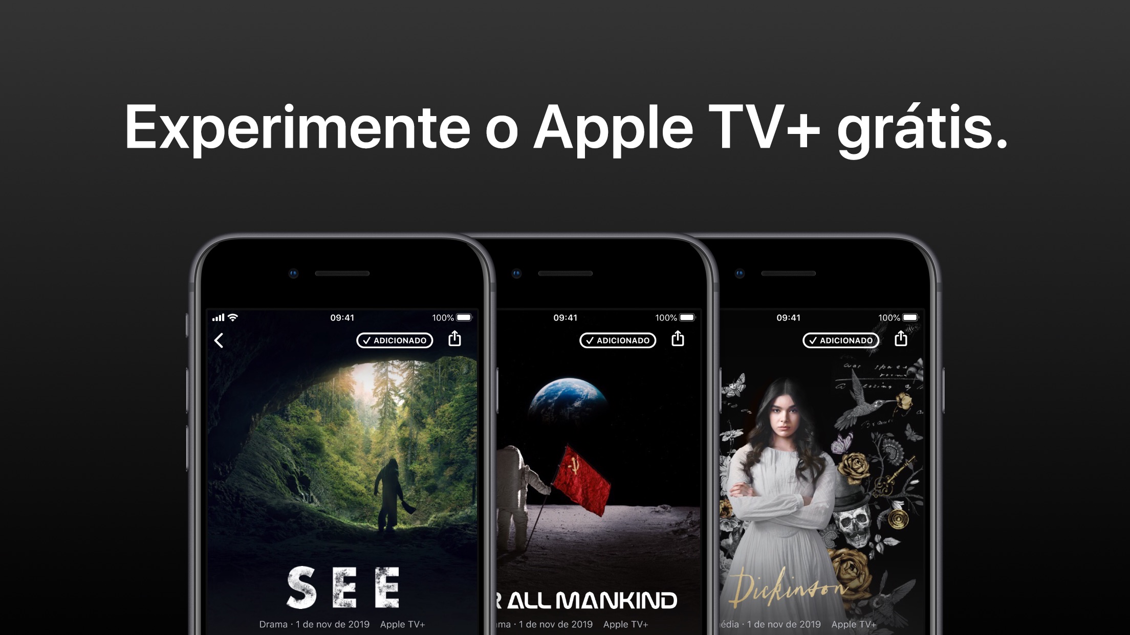 Screenshot do app Apple TV