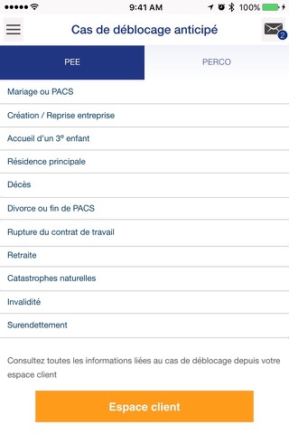 AXA Epargne Salariale screenshot 2