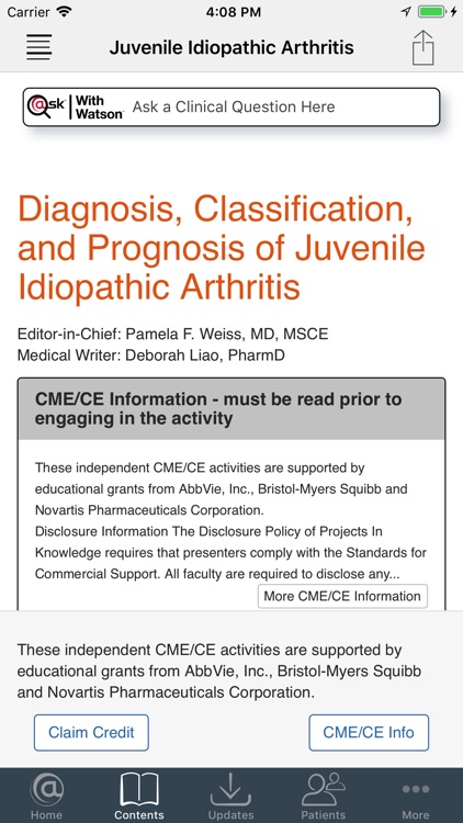 Juvenile Idiopathic Arthritis