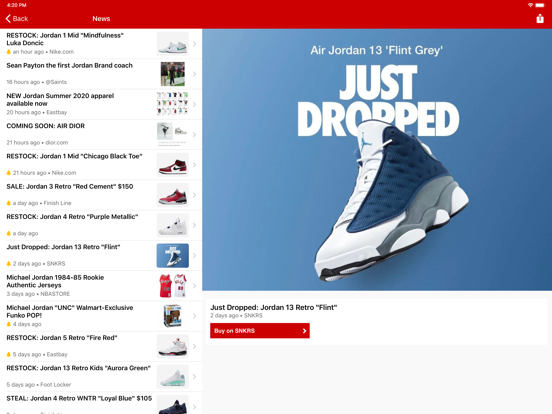 J23 - Release Dates & Restocks screenshot 2