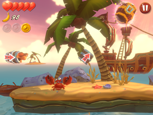 Banana Kong Blast, game for IOS