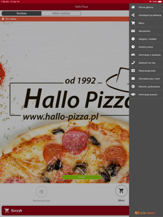 Hallo Pizza On The App Store