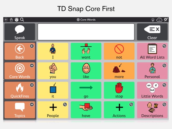 TD Snap® AAC screenshot 2