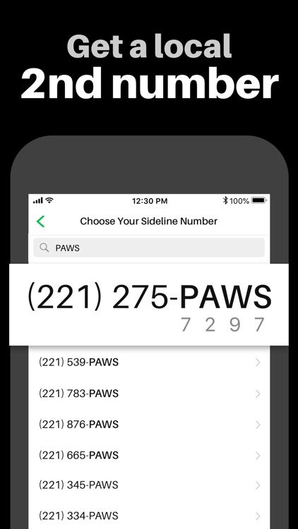 Sideline - 2nd Business Line screenshot-3