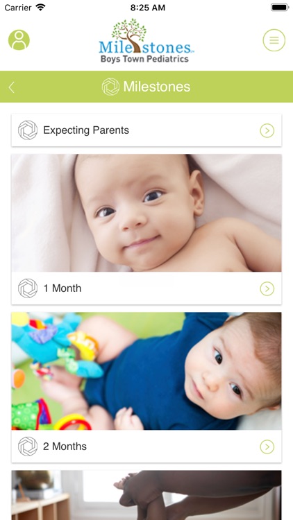 Boys Town Milestones