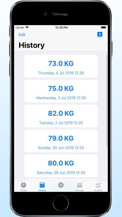 Your Average Weight Tracker screenshot-4