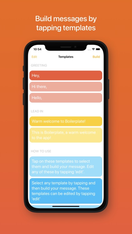 Boilerplate - Mass responses