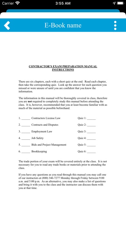 License Instruction Schools