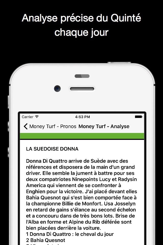 Money Turf Pronos screenshot 2