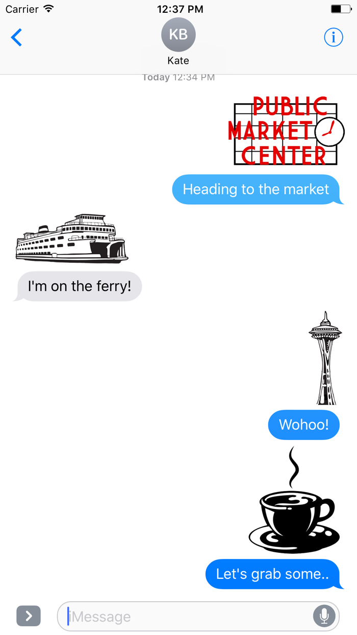 Seattle Washington Stickers