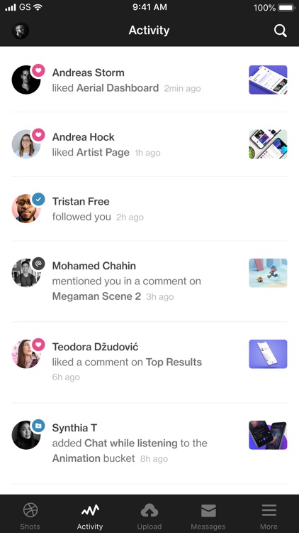 Dribbble screenshot-4