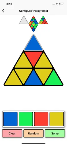 Pyraminx Solver - Screenshot 2