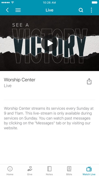 How to cancel & delete Worship Center from iphone & ipad 3