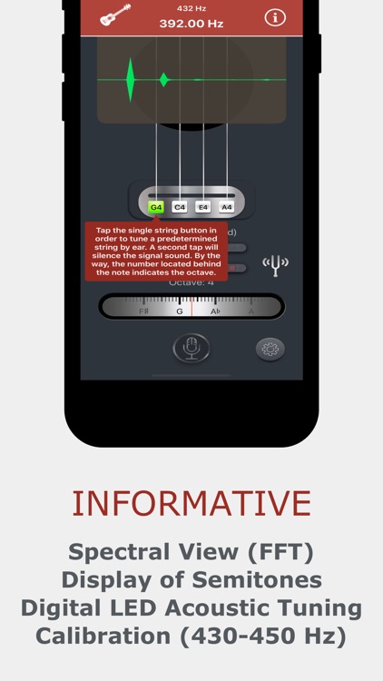 Chromatic Simple Ukulele Tuner screenshot-3