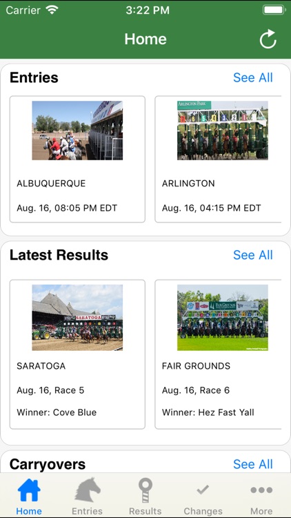 Equibase Results Summary Charts