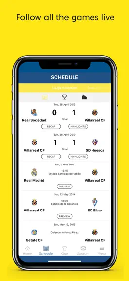 Game screenshot Villarreal CF App Oficial apk