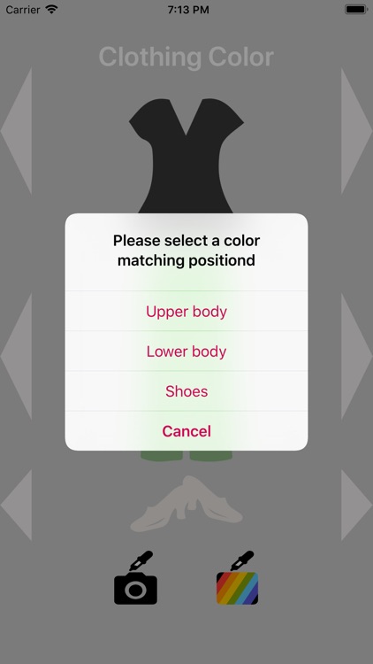 Clothing Color - Match colors